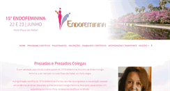 Desktop Screenshot of endofeminina.com.br